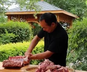 غذا روستایی ؛ یه غذای لاکچری با دنده های بزرگ / واقعا به این میگن یه غذای وسوسه کننده!