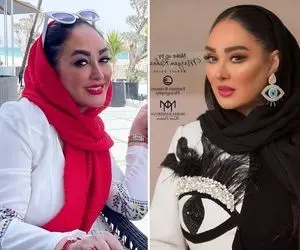 الهام حمیدی با هفتاد رقم آرایش کسی به گردش نمیرسه؛ خانوم بوتاکسی و مژه افشونه!