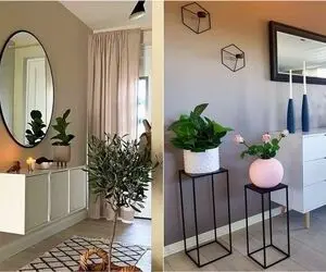چیدانه خیلی قشنگ؛ دکور کردن راهروی ورودی خونه مهم ازش غافل نشو شیک و ساده دیزاین کن