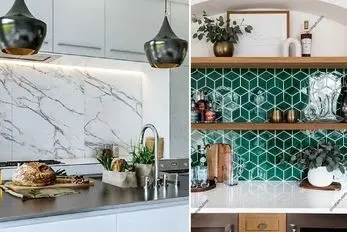 مدل های متنوع بین کابینتی مدرن و امروزی؛ 10 ایده از متریال برای آشپزخانه 3 تا 30 متری