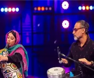 آواز شاد/دختر محسن شریفیان به طناب پدرش میوفته تو چاه/میگه سودش پنجاه پنجاه