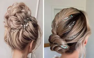 انواع شینیون مو ولی نه به سبک قدیم، بلکه مدرن ترین؛ 10 ایده مناسب خواهر عروس و داماد