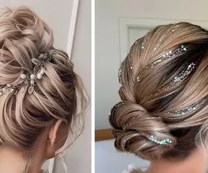 انواع شینیون مو ولی نه به سبک قدیم، بلکه مدرن ترین؛ 10 ایده مناسب خواهر عروس و داماد