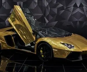 ماشین های لوکس؛ اگه ماشین از جنس طلا ندیدی این لامبورگینی رو ببینی کف می کنی!