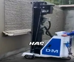 معماری خلاقانه؛ ماله بنایی اتومات ساختن نمیخواد 3 ساعت صافکاری کنن یه دیقه دیوار صافه