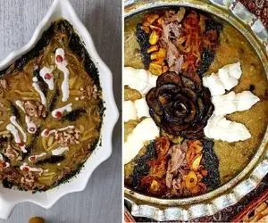 طرز تهیه آش بادمجون با بهترین دستور / خوشمزه ترین آش برای هوای سرد زمستونی