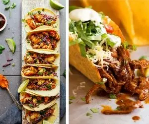 تاکو مرغ یه غذایِ سوووپر باحال مکزیکی که خوشمزگیش هوش از سرت میپرونه!!!