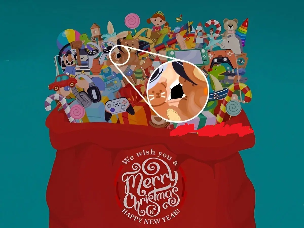 پاسخ-تست-بینایی-توپ-فوتبال-در-کیسه-بابانوئل