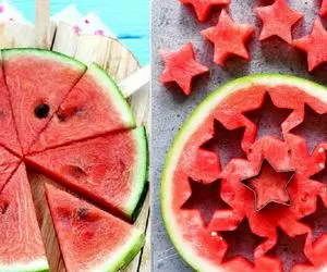 ایده های خلاقانه؛ قاچ کردن قرتی هندوانه 