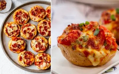 طرز تهیه پیتزا لقمه ای ساده و فوری / فینگرفود عالی برای جشن تولد و مهمونی