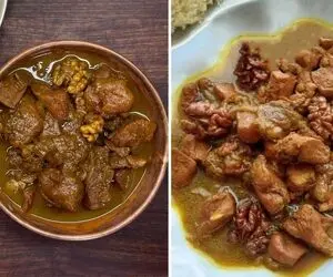 طرز تهیه خورش آلو گردو با مرغ / وقتشه بهترین غذای پاییزی رو با گردوهای تازه بپزی