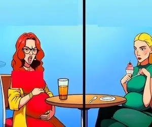 بازی فکری؛ اگه ننگ و افت داره بهت بگن کند ذهن بگو کدوم از خانوما خودشو زده به بارداری