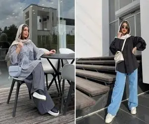 کتونی های مناسب شلوار بگ / هم مناسب برا دانشگاه و تیپ دانشجویی هم برا استایل خیابانی