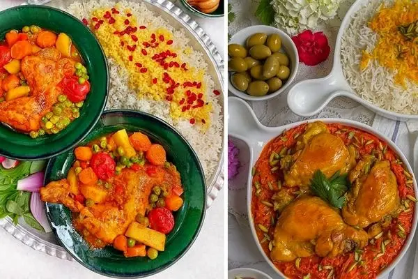 طرز تهیه خورشت مرغ ساده / یه ناهار خوشمزه و لذیذ که سریع و راحت آماده میشه