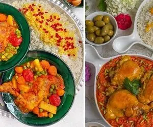 طرز تهیه خورشت مرغ ساده / یه ناهار خوشمزه و لذیذ که سریع و راحت آماده میشه