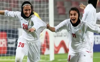 دور افتخار دختران ایران پس از صعود به جام ملتهای آسیا