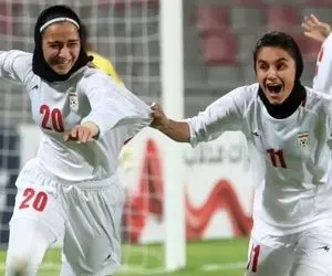 دور افتخار دختران ایران پس از صعود به جام ملتهای آسیا