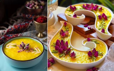 شله زرد یه دسر عالی برای افطارهای ماه رمضان / طرز تهیه و فوت و فن پخت شله زرد