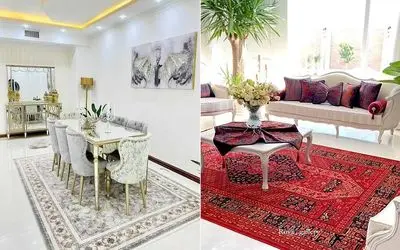 برای پذیرایی با سرامیک سفید چه رنگ فرشی بهتره / با اینا خونت همیشه مثل تازه عروسه