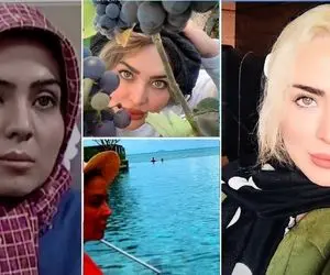 خوشگذرونیِ لوکس "سولماز آقمقانی" لب آب پروتزاشو پاشوند؛ چشای زمردی خانوم همه رو گُرخوند!