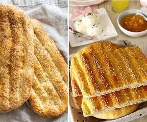 طرز تهیه نان بربری خانگی به ساده ترین روش + تمام نکات پخت یک نان باکیفیت