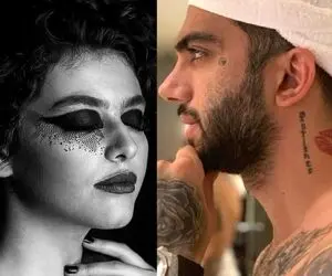 (عکس) دست نوازش ریحانه پارسا روی سر پویان مختاری!