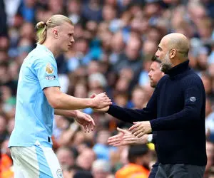 ارلینگ هالند با تفنگ هم متوقف نمی شود! 