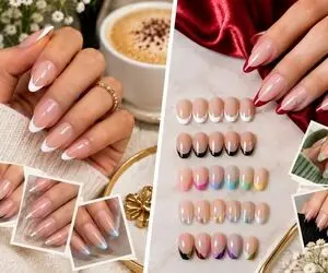 انواع مدل و رنگ فرنچ ناخن؛ ایده های طراحی مناسب محل کار، مهمانی و عاشقانه های نامزدی