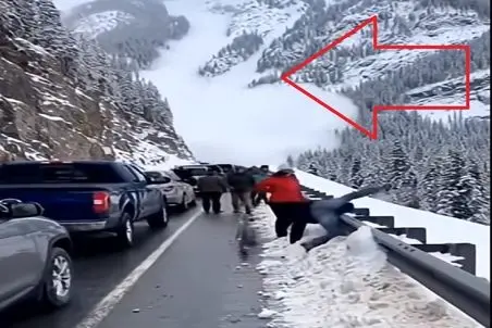 معماری طبیعت؛ کولاک تو هزارم ثانیه از اون سر کوه خودشو رسوند این سر همه زیرش دفن شدن