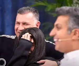 جشن تولد علی دایی در فوتبال 360 فردوسی پور با سورپرایز دخترش نورا