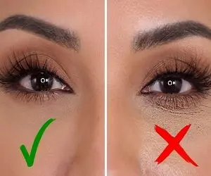 ترفند جلوگیری از چروک شدن و ماسیدن کانسیلر زیر چشم / برا میکاپ تمیز باید حرفه ای باشی