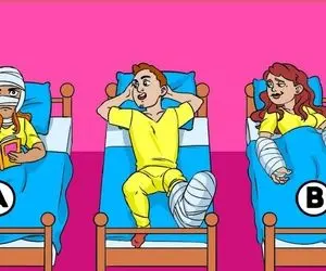 هوش تصویری ؛ اگه میگی زدی رو دست باهوشا بگو کدوم از این خانوما همسر آقای پا شکستس؟