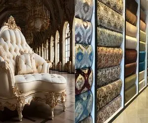 پارچه‌های لوکس برای مبل سلطنتی/ با انتخاب درست پارچه خونتون رو به کاخ تبدیل کنید