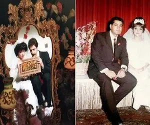 ژست های مدرن و لاکچری عروس و دومادی دهه 60 / عروس های فوق زیبا که از قصه پریون اومدن