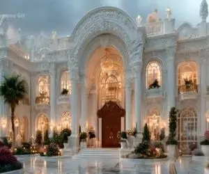 معماری خلاقانه؛ فرش ایرانی لنگه نداره پولدارترین آدم دنیا گوشه به گوشه قصرش پهن کرده