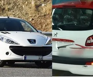(عکس) پژو 207 دو رنگ؛ ایران خودرو فقط پالان را عوض کرد!