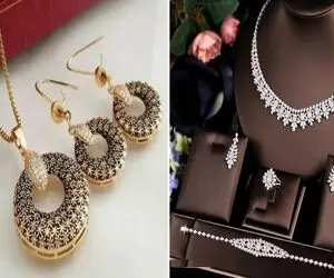 لوکس ترین سرویس طلاهای جدید / زرق و برق اینا در حدیه که مادرشوهر ببینه میره زیر سرم