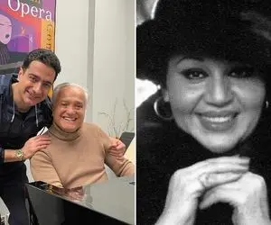 آواز ماندگار؛ همایون شجریان و انوشیروان روحانی با تیر مژگان میزنی به قلبا چه چنگی زدن