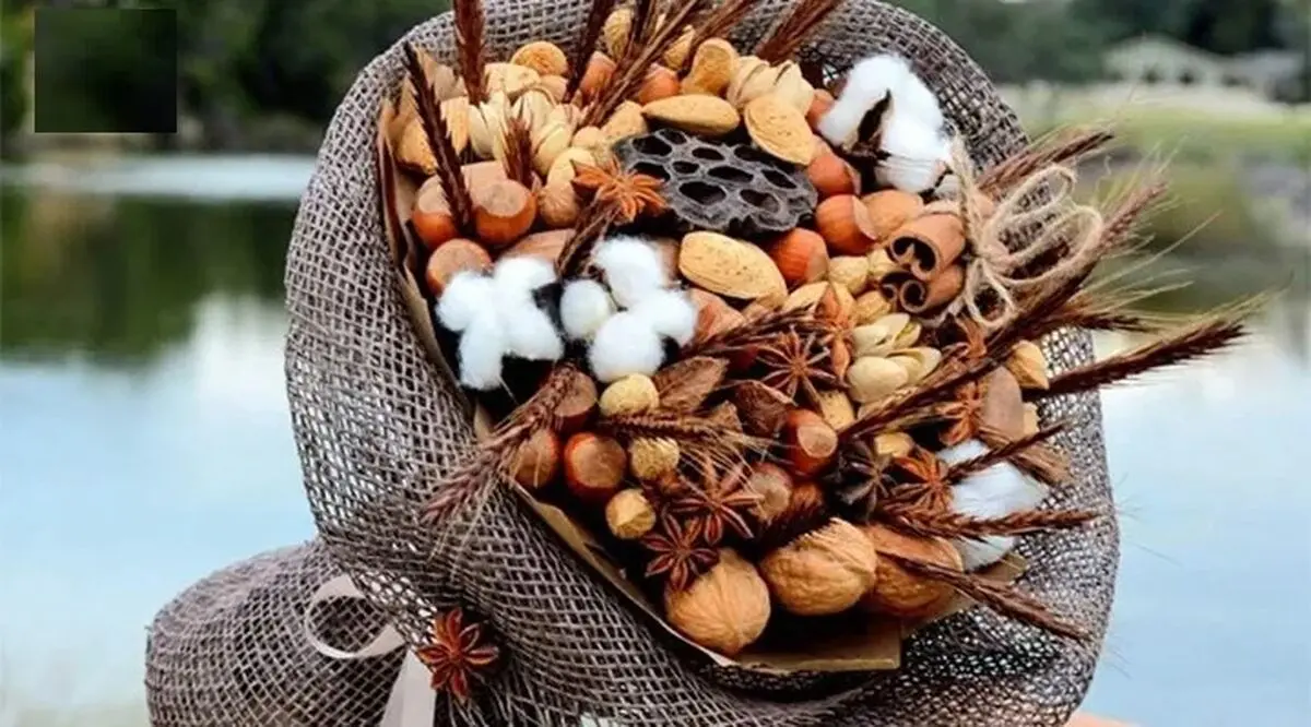 تزیین آجیل یلدایی