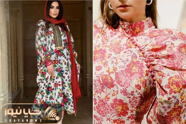 مانتو طرح دار