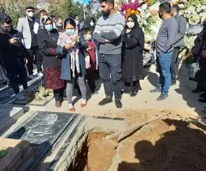 مراسم تشییع آزاده نامداری برگزار شد