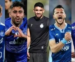 لشگر هجومی استقلال برابر پرسپولیس؛ 5 مهاجم و 11 گل زده