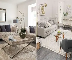 فرش مدرن کرم قهوه ای / دکور مدرن رنگای خنثی میطلبه رنگین کمونش نکن با اینا خیلی شیکه