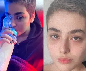 عکس ریحانه پارسا در حال شیر خوردن!