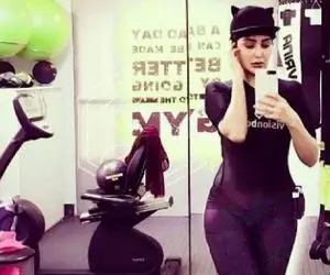تیپ جذب و ژست منشوری "مریم معصومی" در باشگاه زنانه! +عکس