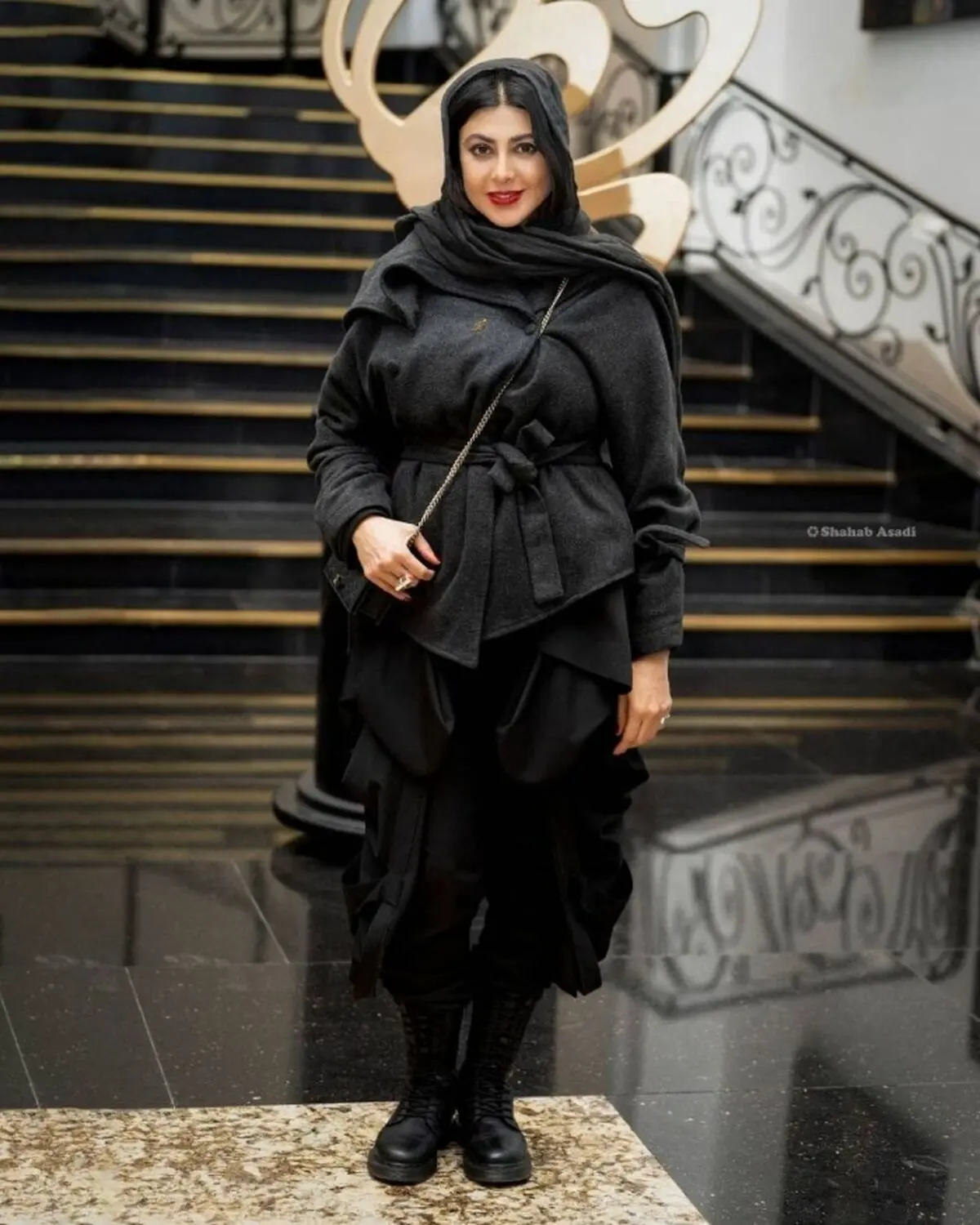 عکس+باورنکردنی+آزاده+صمدی+که+سوژه+شد