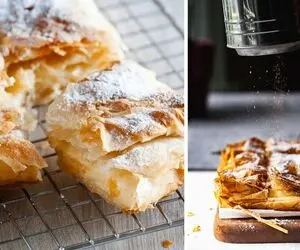 طرز تهیه بوگاتسا شیرینی جذاب یونانی رو یاد بگیر که طعمش بهشتی و معرکه است!