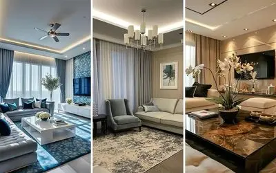 دیزاین پذیرایی 2025؛ با این طراحی ها و المان های لاکچری خانه ی درویشی هم قصر پادشاهه