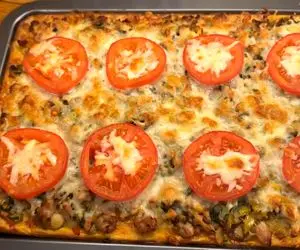 آموزش آشپزی؛ مخلوط تخم مرغ و سیب زمینی که از پیتزا هم خوشمزه تر میشه