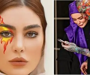 حجاب باورنکردنی سحر قریشی تو لایو پیشِ تتلو؛ خالکوبی عجیب سحر روی صورتش!